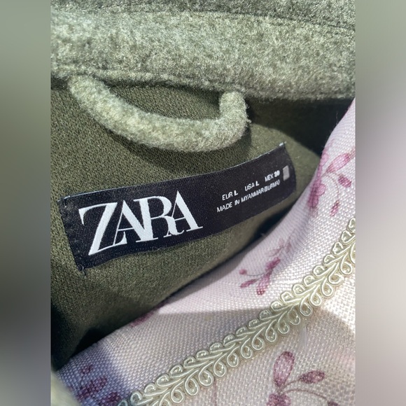 Zara oversized wool shacket | Shirt jacket | New without tags - Picture 7 of 10